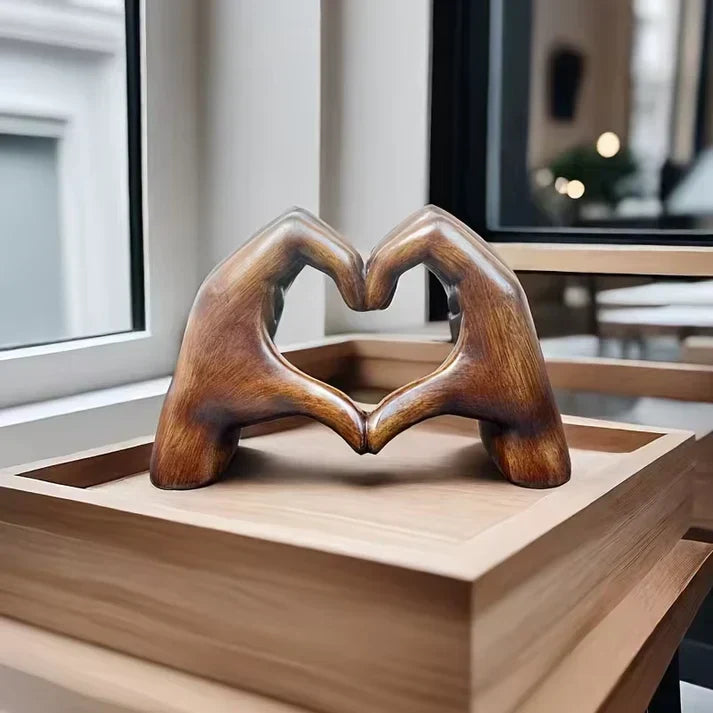 Pièce unique : cœur en bois fait main, décoration salon, symbole d'amour, idéal anniversaire.
