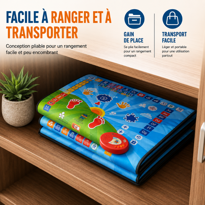 SalaamMat, le tapis de prière électronique pour enfant, facilite l'apprentissage des rituels islamiques.
