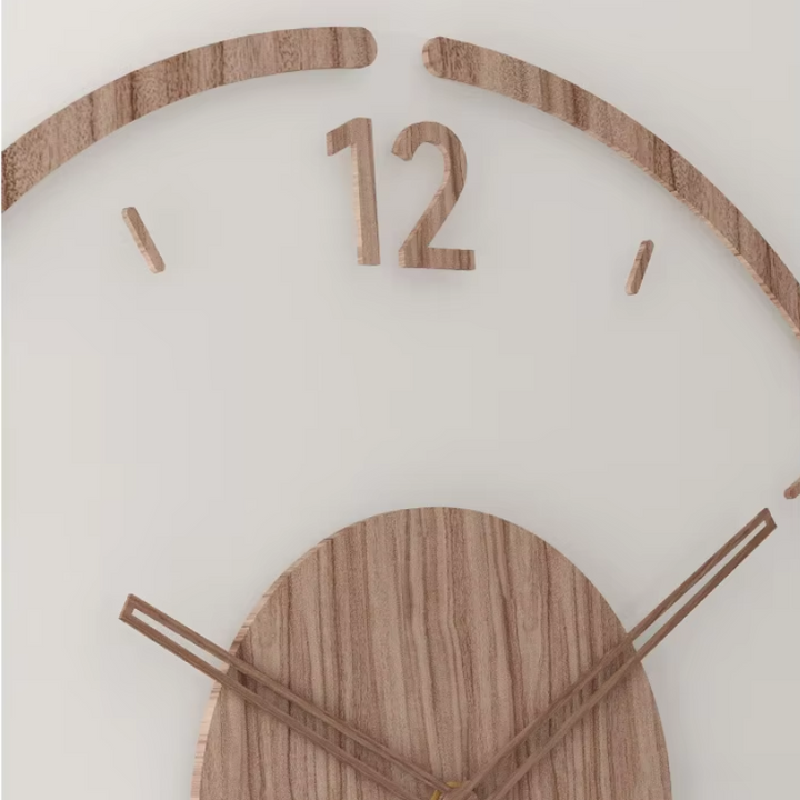 LuxuraTime, horloge murale décorative et élégante. Mouvement silencieux, design contemporain pour tout intérieur.