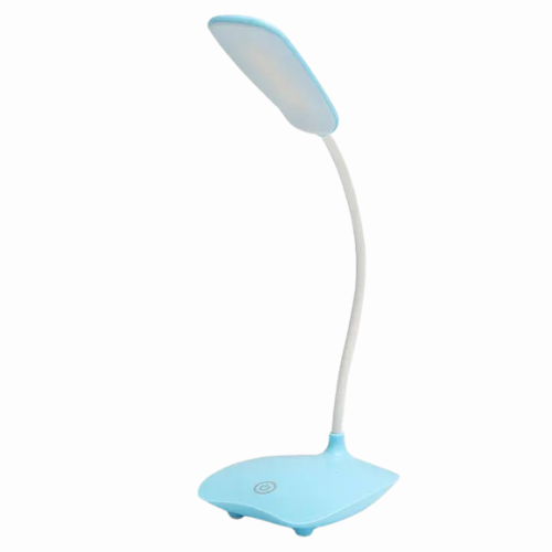 Lampe de table LED rechargeable, sans fil, pliable, avec éclairage ajustable. Optimale pour bureau et chevet.