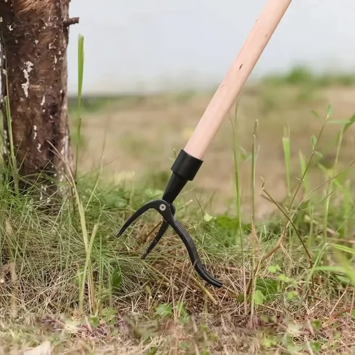Outil de jardin WeedGrip : désherbeur puissant pour l'élimination profonde des racines, gardez votre jardin propre facilement.