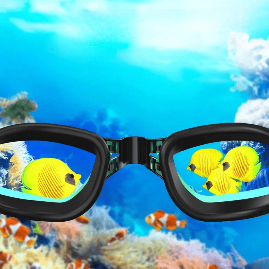 Adaptées à tous les nageurs, ces lunettes anti-buée unisexes avec protection UV sont idéales pour la piscine.