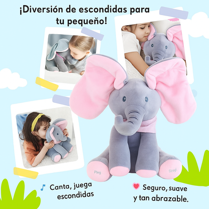 Peek-a-Boo Talking Elephant™ — ¡El Compañero Mágico de Tu Bebé!