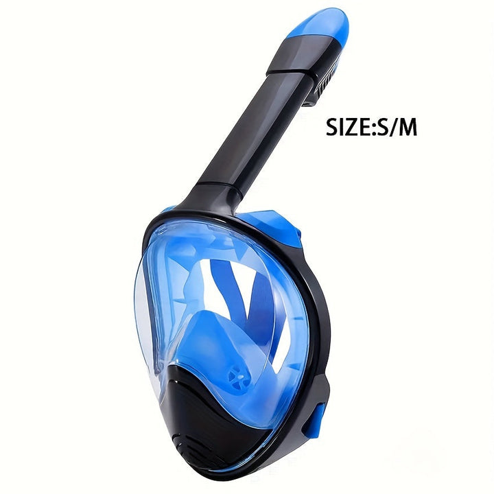 Masque de plongée avec support caméra. Vision 180°, système anti-buée pour explorations claires.