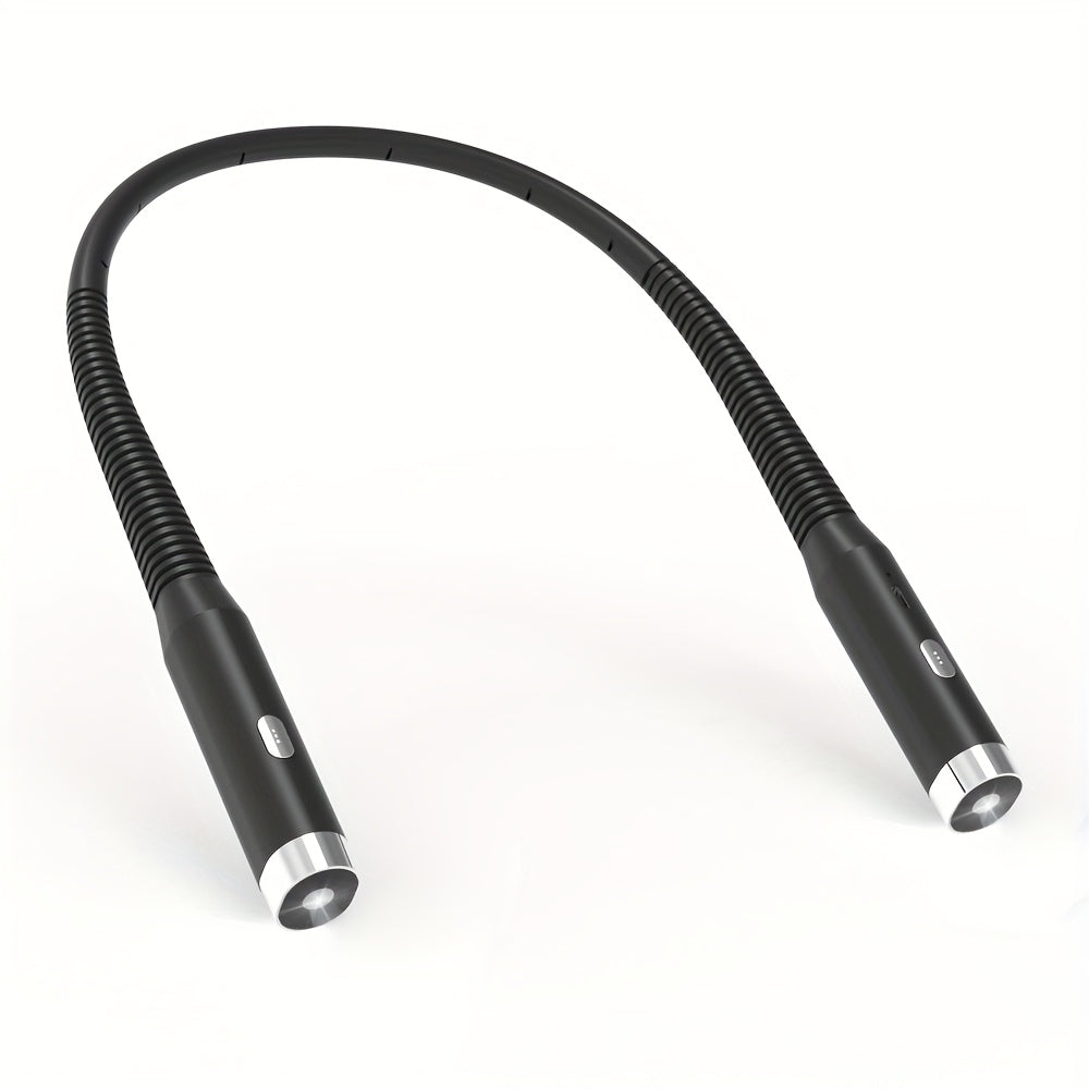 Lampe de lecture FlexLight ergonomique, lumière douce et réglable, idéale pour les yeux sensibles.