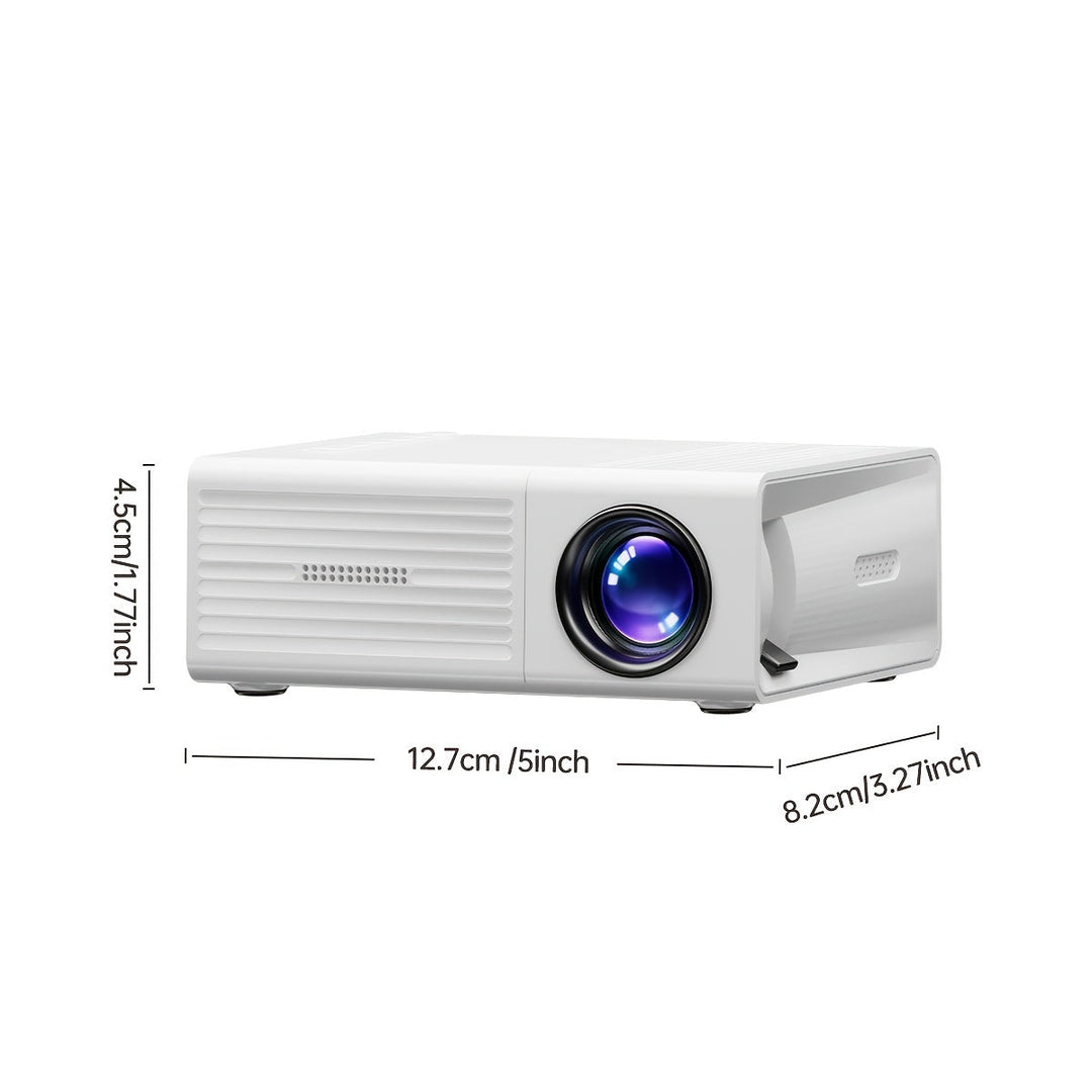 Projecteur portable compact pour cinéma extérieur. Profitez d'une vidéo grand écran pour le divertissement.