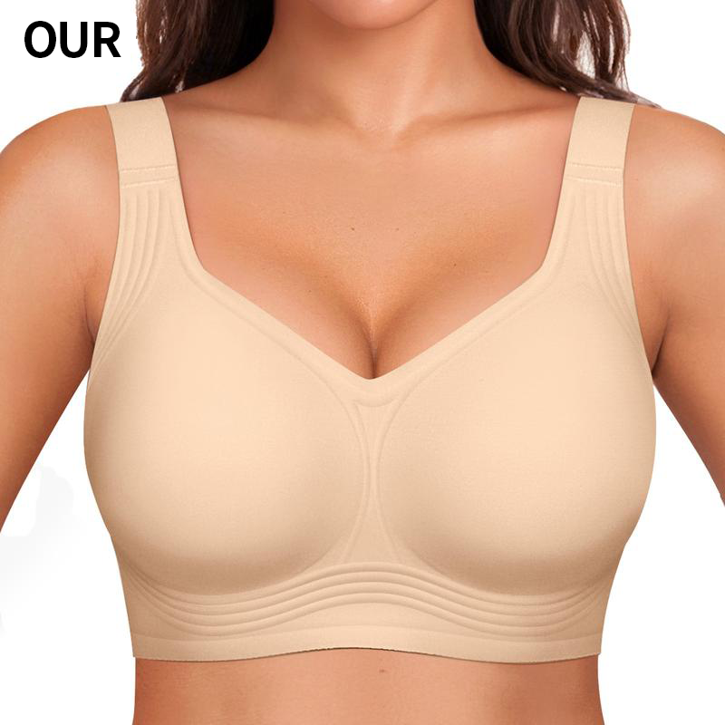 Soutien-gorge confort femmes sans armature, maintien naturel, idéal quotidien. Lingerie douce et respirante.