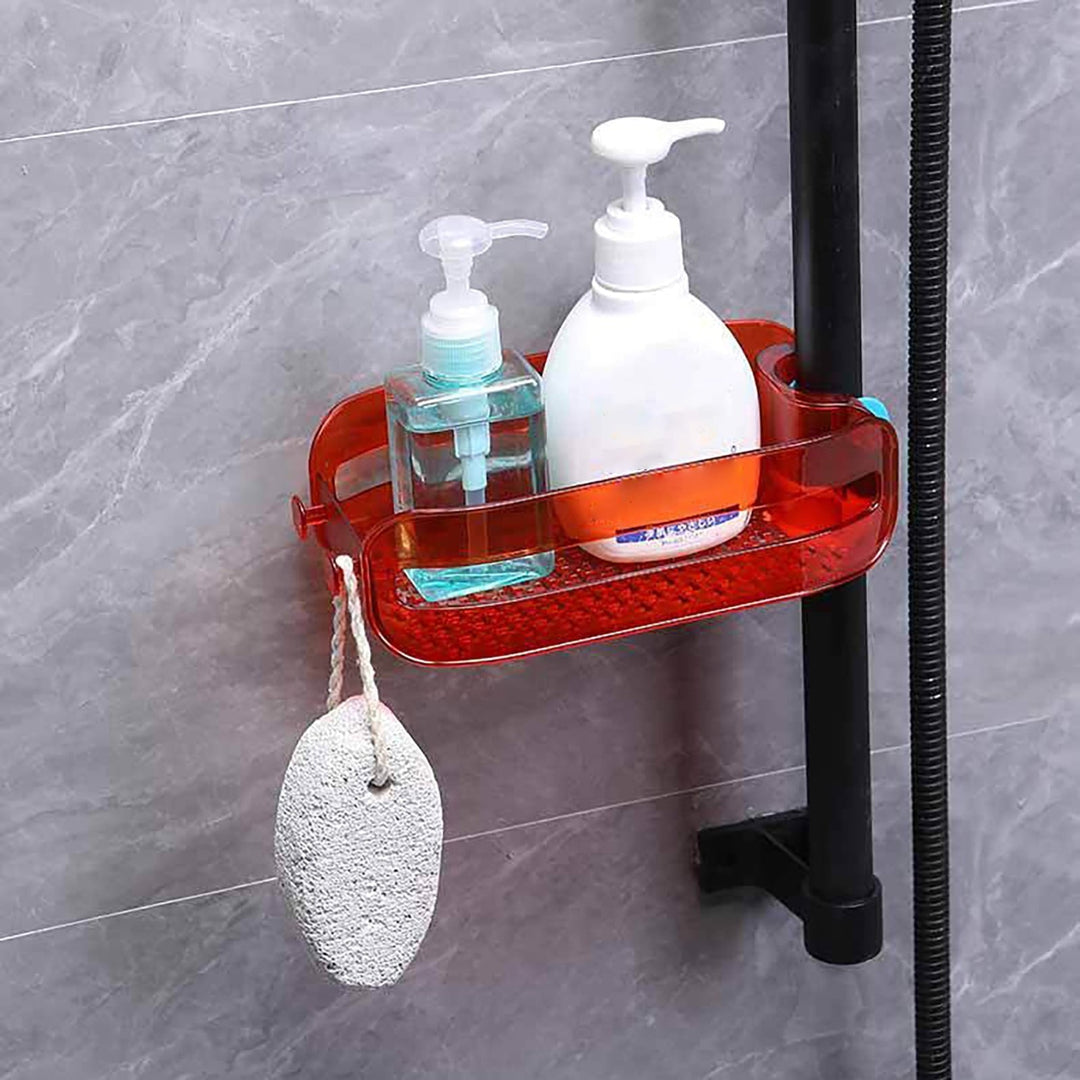 Organisateur d'évier avec drainage efficace pour éponges, favorise l'hygiène. Montage mural facile sans outil.