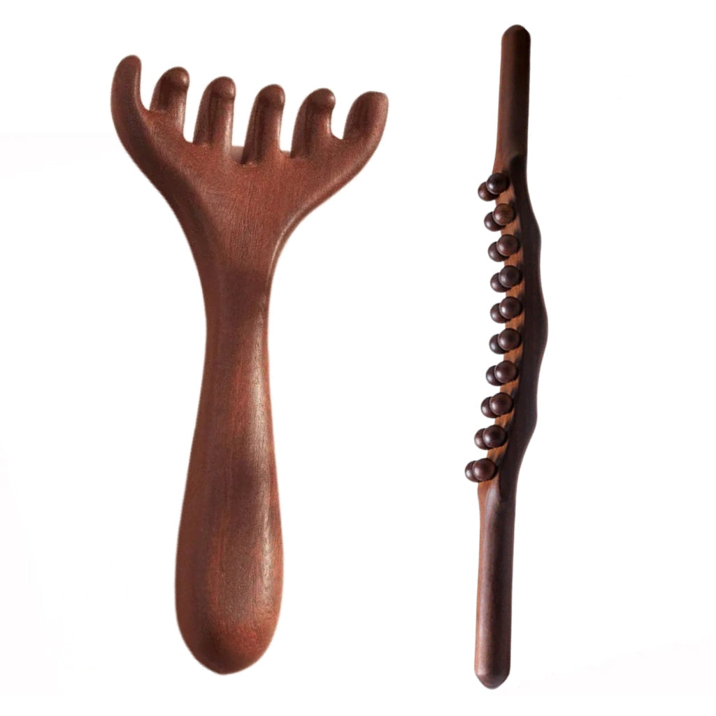 Accessoire polyvalent : peigne de massage corps et cuir chevelu en polypropylène.