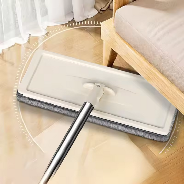 Le balai serpillère microfibre LuxiClean et son seau double assurent un nettoyage impeccable sur tout type de sol.
