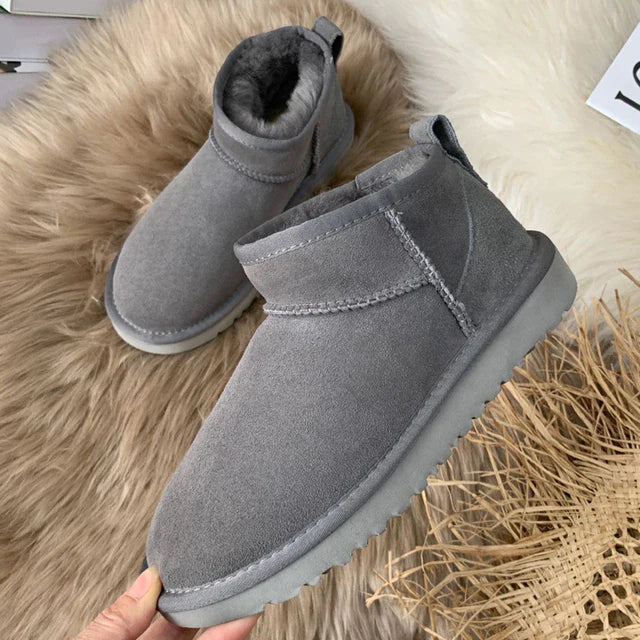 Mode femme: bottes d'hiver confortables, imperméables et robustes pour la neige et le froid. Semelle antidérapante.