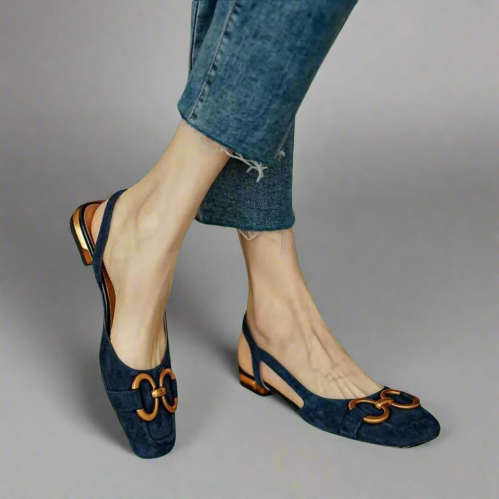 Sandales chic à talon bloc pour femmes, style élégant et confort orthopédique pour le printemps et l'été.