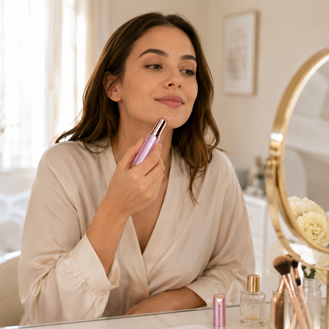 L'épilateur facial électrique indolore et rechargeable. La solution moderne pour l'épilation du visage femme.