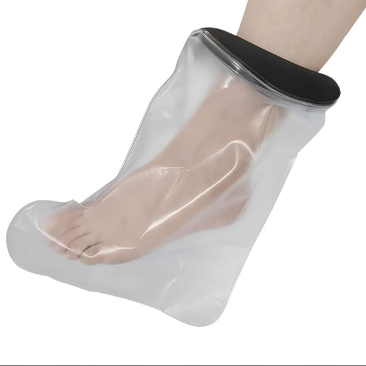 Protection étanche pour plâtre jambe/pied. Douchez-vous sans mouiller blessure ou pansement. Sûr et confortable.