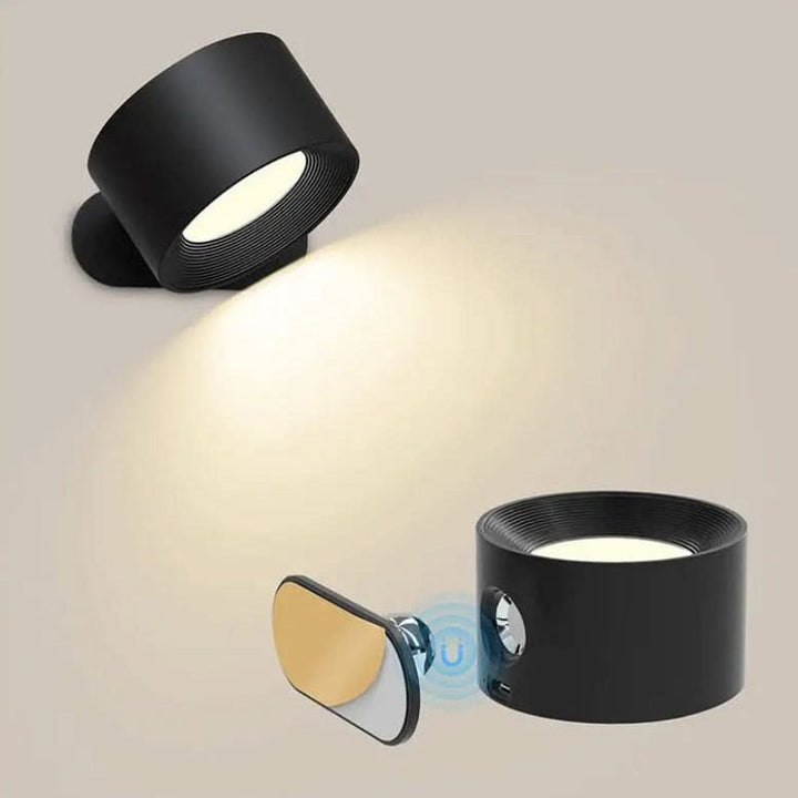 Lumière murale LED sans fil, intensité réglable pour créer l'ambiance parfaite dans salon ou chambre à coucher.