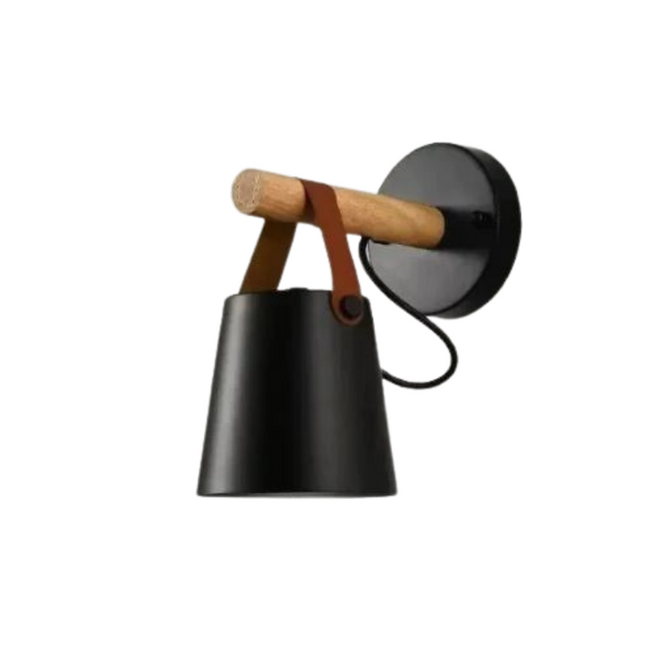 Lampe murale LED SkandiShine, idéale pour un éclairage d'ambiance scandinave dans salon ou chambre. Design épuré.