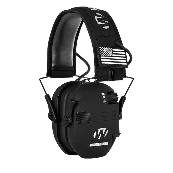 Casque de tir électronique avec communication claire, protection auditive active pour instructeurs et tireurs.