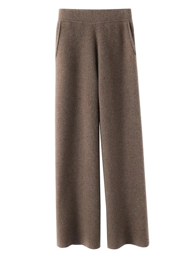 Pantalon Sarando femme taille haute, alliant confort et élégance pour un look moderne et stylé.