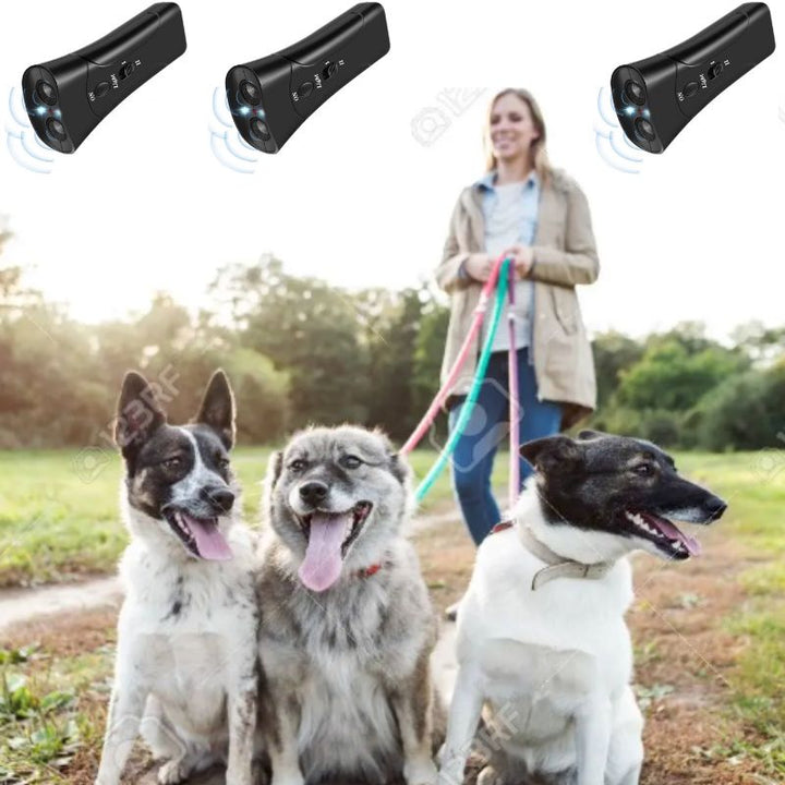 Solution innovante d'anti-aboiement et de répulsif ultrason pour un dressage canin harmonieux.