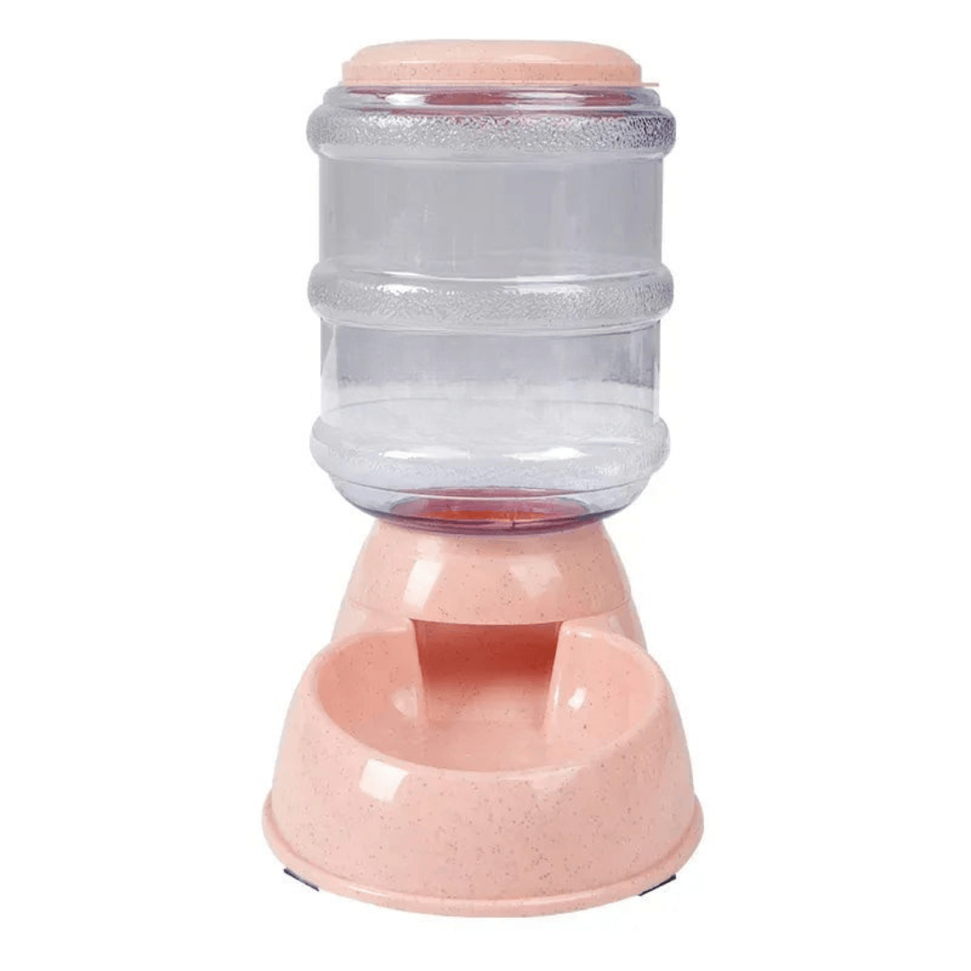 Mangeoire grande capacité 3.75L par gravité pour chiens, solution pratique pour les croquettes.