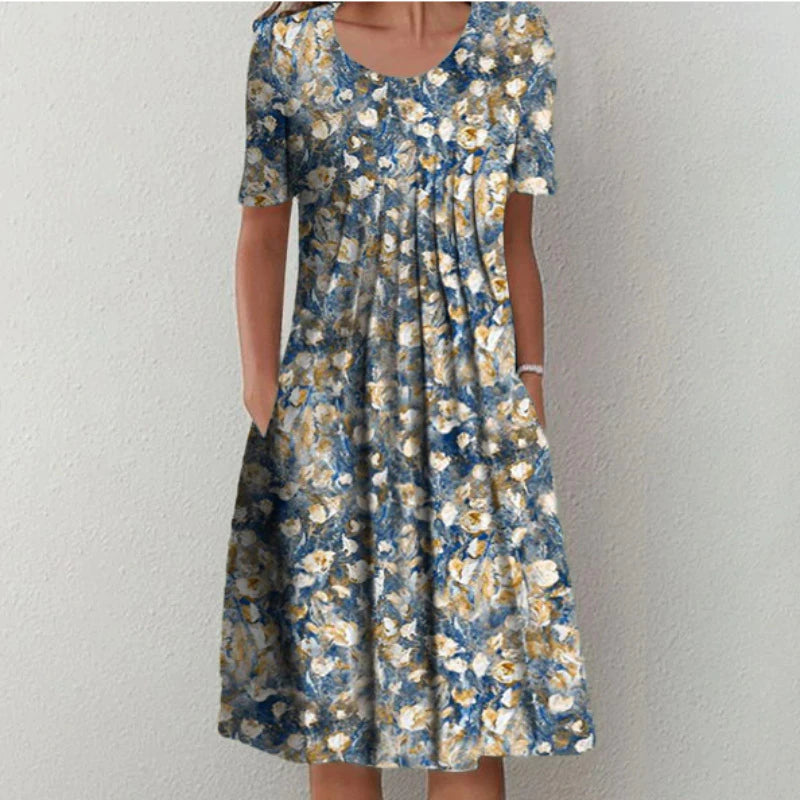 Robe femme chic et confortable pour l'été. Design élégant, parfaite pour un look décontracté ou des vacances.