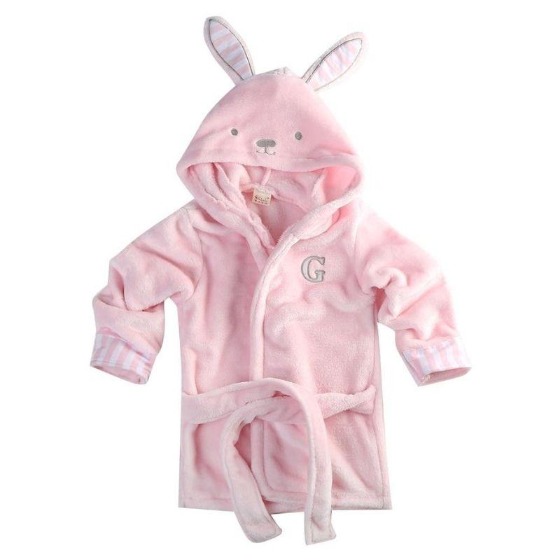 Robe de chambre enfant confortable en coton absorbant. Peignoir bébé animaux mignons pour filles et garçons.