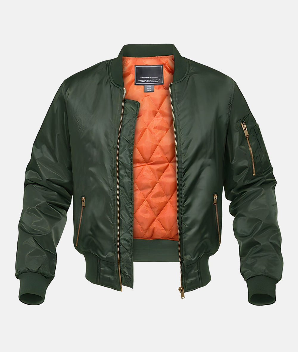 Veste bomber pilote homme élégante, parfaite pour un style casual ou sophistiqué. Confortable et tendance pour l'hiver.