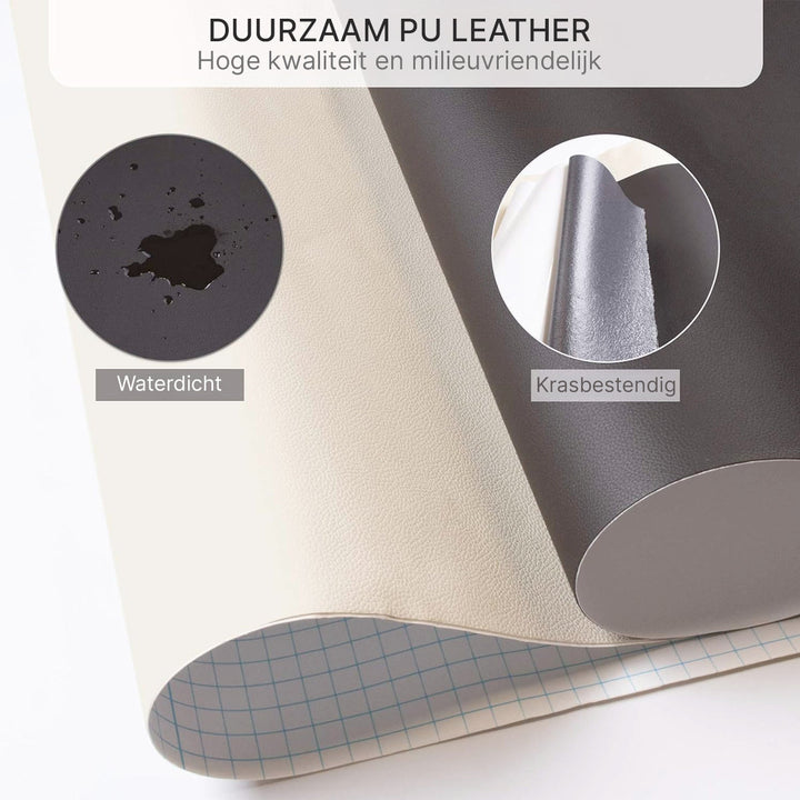 Kit de réparation pro: patch cuir PU adhésif pour sellerie et ameublement de qualité.