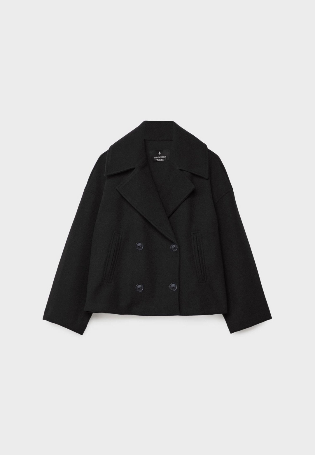 Chic veste tailleur courte pour femme, parfaite pour le bureau ou décontracté.