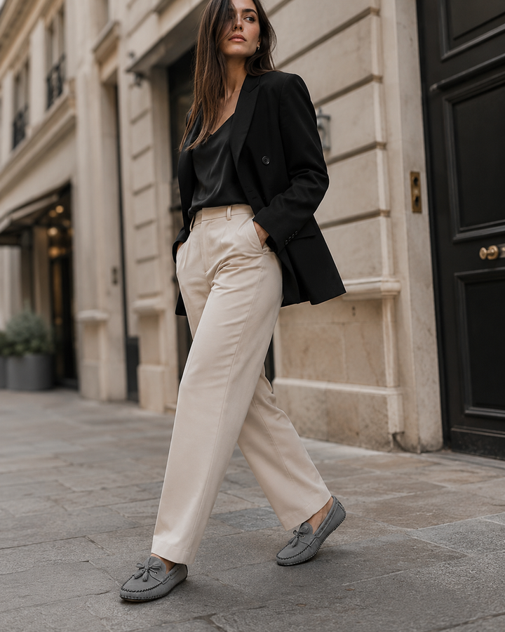 Mocassins Lise élégants pour femmes, confort orthopédique et semelle douce. Chaussures vintage pour un style quotidien.