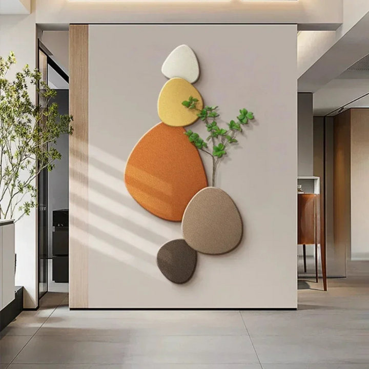 Lampe murale LED contemporaine, design organique. Offre efficacité énergétique et lumière douce pour chambre ou couloir.
