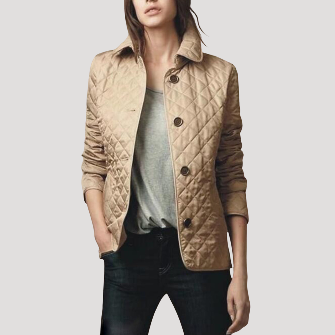 Mode femme: Veste matelassée chic et polyvalente, idéale pour mi-saison. Confort élégant garanti.