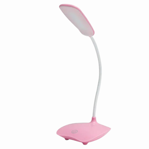 Lampe LED de bureau pliable et sans fil, avec fonction de charge et lumière réglable pour travail optimal.
