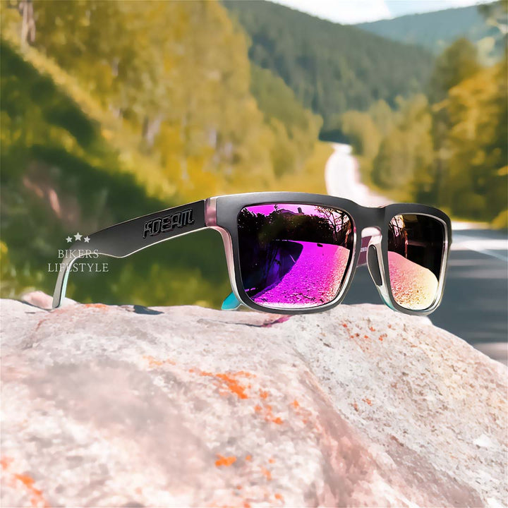 Look urbain et technologie anti-lumière bleue: lunettes de soleil UrbanGuard polarisées et UV400.