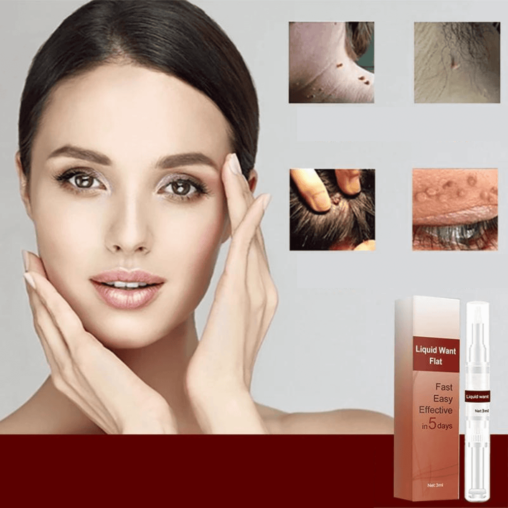 Solution naturelle pour éliminer les grains de beauté, verrues et taches. Soin réparateur visage/corps.