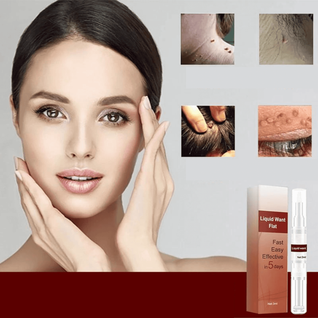 Solution naturelle pour éliminer les grains de beauté, verrues et taches. Soin réparateur visage/corps.