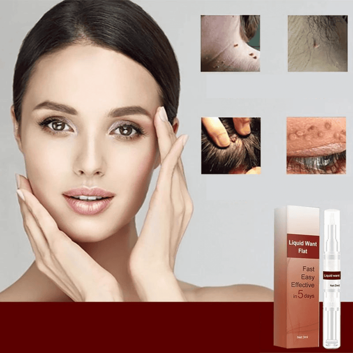 Solution naturelle pour éliminer les grains de beauté, verrues et taches. Soin réparateur visage/corps.