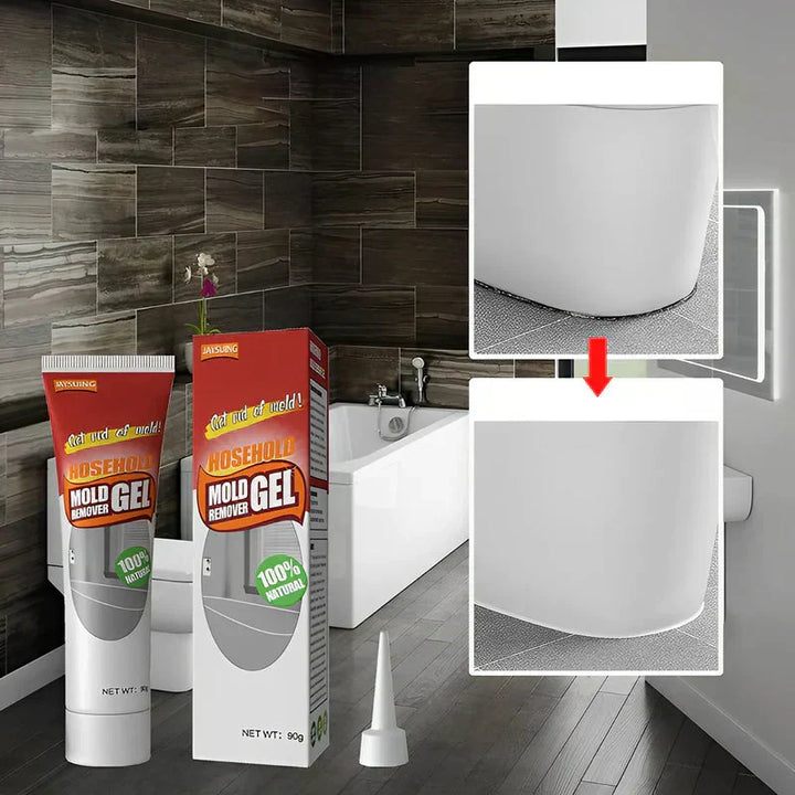 Cuisine propre et sans moisissures grâce à MoldFix, la solution de nettoyage puissante pour murs et plans de travail.