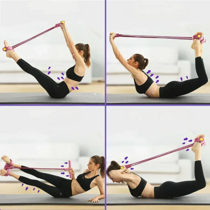 Kit d'élastiques de fitness unisexe pour entraînement complet, parfait pour sport, musculation et rééducation.