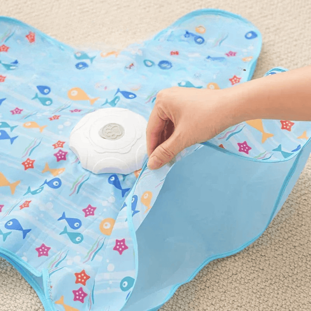 Jouet chat interactif, tapis de jeu stimulant pour chats, divertissement avec mouvement aléatoire de plume.