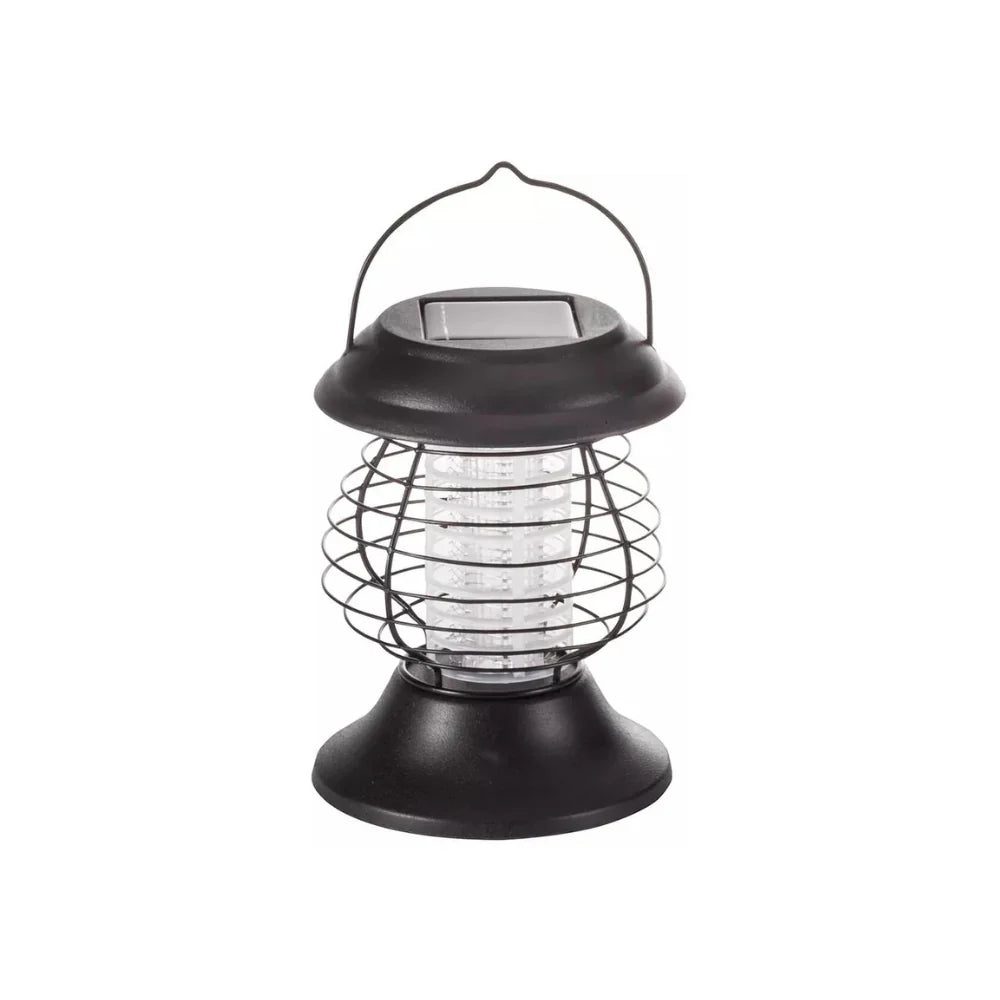 Design moderne: Lampe solaire LED avec éclairage blanc chaud pour terrasse, intégrant une protection anti-moustiques.