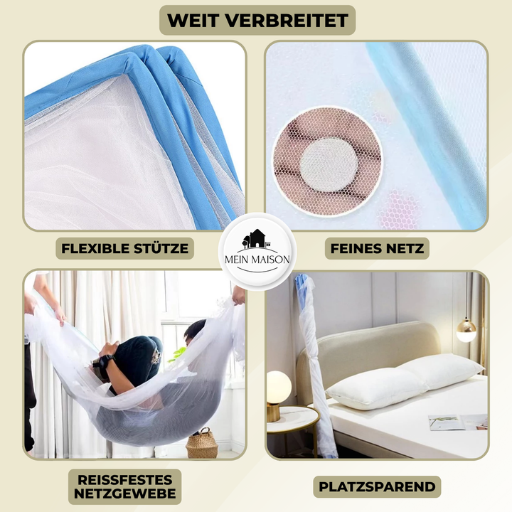 Dôme de protection MosquiDome, tente anti-moustiques pour adultes, pliable et robuste pour camping et usage extérieur.