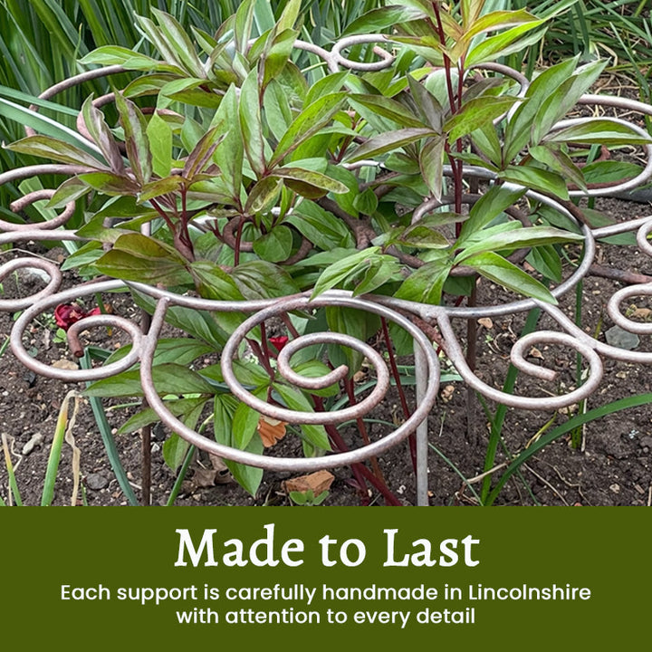 Tuteur de jardin discret pour stabilité des fleurs et plantes, un accessoire essentiel et subtil.