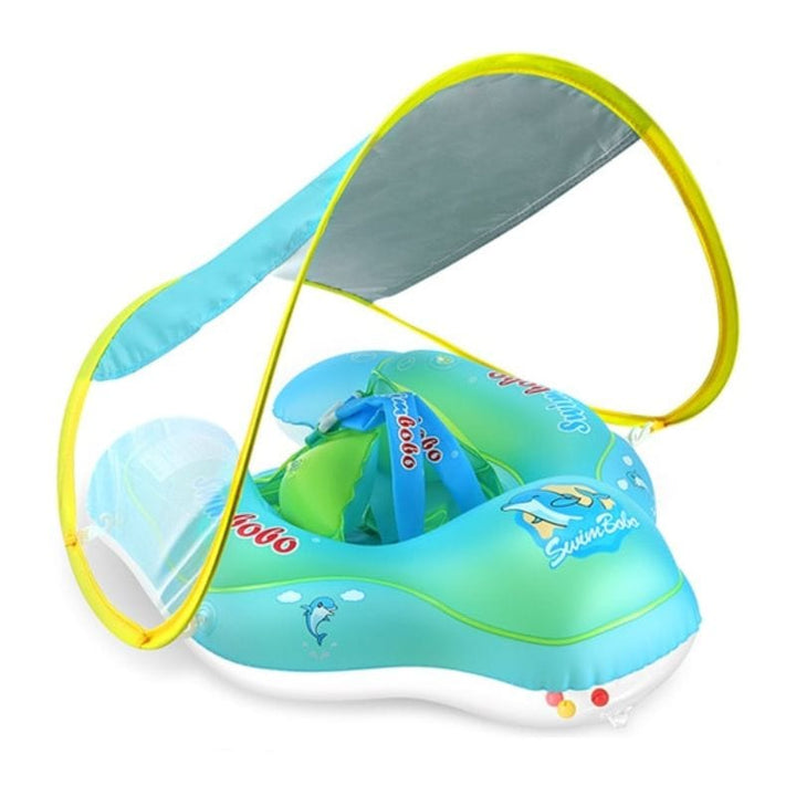 Bouée gonflable pour bébé d'apprentissage, avec sécurité aquatique et protection solaire UPF50+ piscine.
