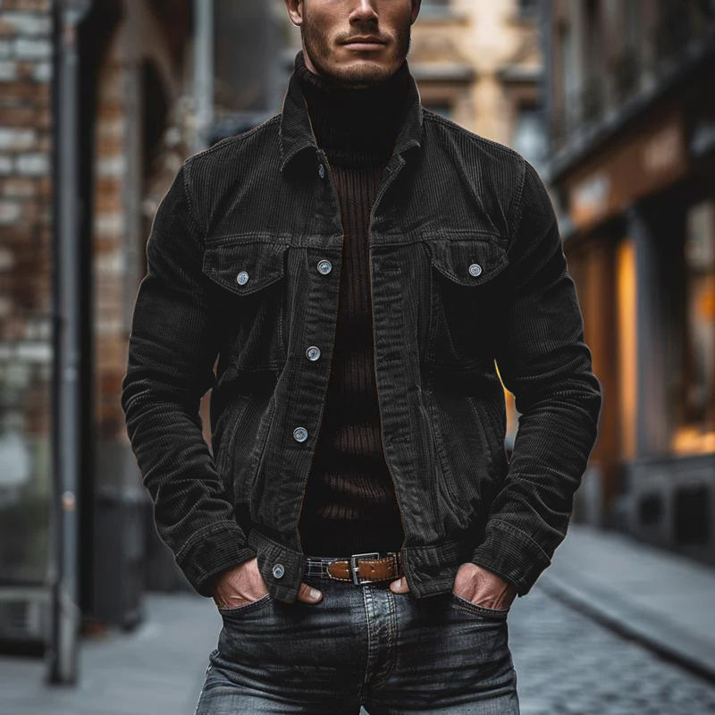 Veste homme workwear vintage au style intemporel, parfaite pour toutes les saisons et occasions.
