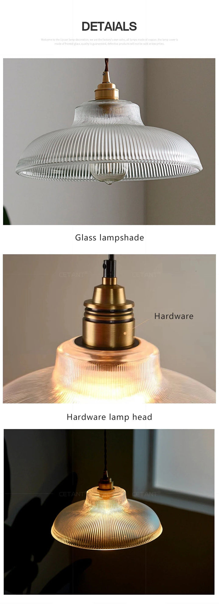 Vue d'en bas de la lampe suspendue LED en verre, design minimaliste écoénergétique, diffusion homogène.