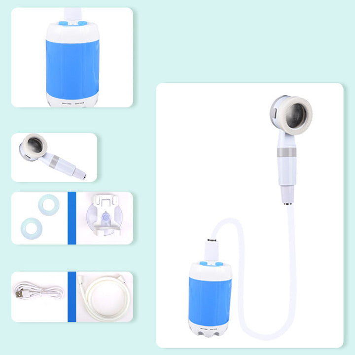 Profitez d'une douche rafraîchissante en plein air avec ce kit portable. Idéal pour camping, plage, randonnée.