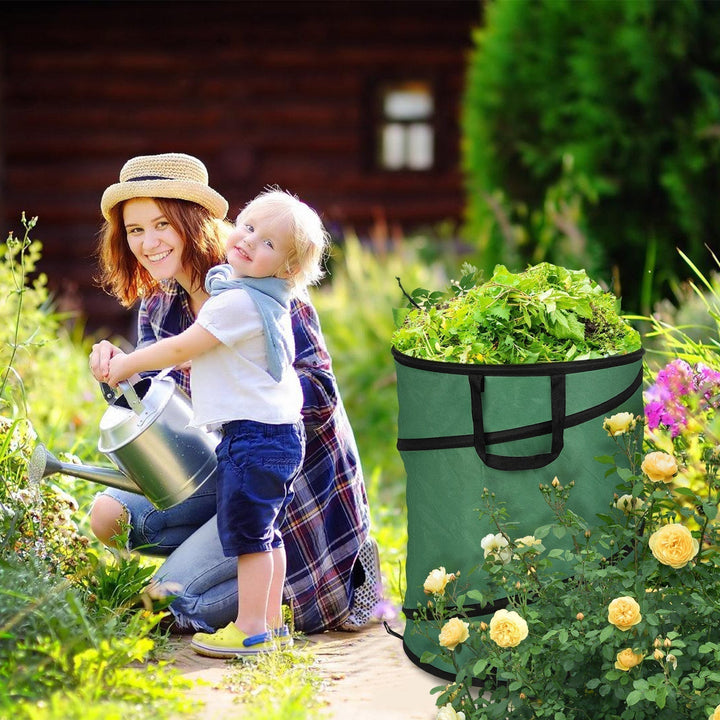 Sacs de jardin pop-up 170 litres (lot de 2) autoportants, indispensables pour tous travaux de jardinage.