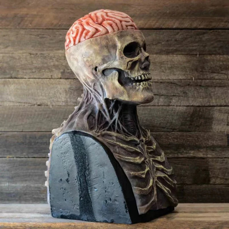 Costume de squelette complet pour Halloween. Déguisement adulte réaliste et effrayant, parfait pour une fête horreur.