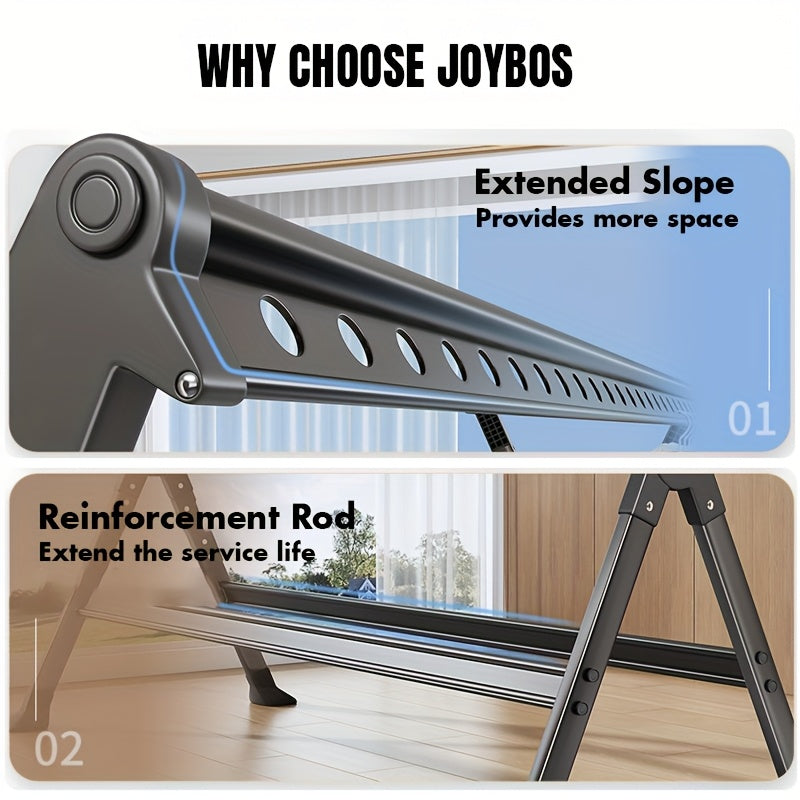 Séchoir FlexiDry spacieux avec 36 fentes coupe-vent, séchage rapide et efficace pour tous types de vêtements.